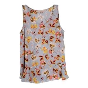 Philosophy‎ Floral petite tank blouse